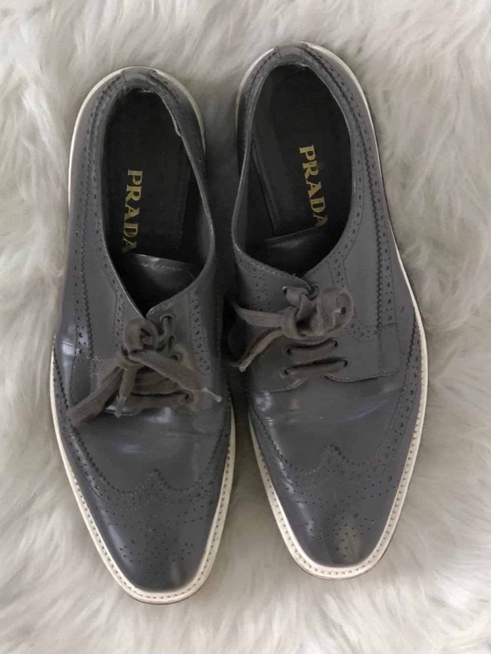 Prada wingtip platform